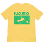 Vintage Retro Graphic NASA Space Voyage Unisex T-Shirt Yellow