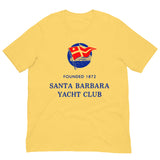 Vintage Retro Graphic Santa Barbara Yacht Club Unisex T-Shirt Yellow