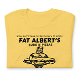 Vintage Retro Graphic Fat Albert's Subs And Pizzas Unisex T-Shirt