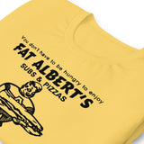 Vintage Retro Graphic Fat Albert's Subs And Pizzas Unisex T-Shirt