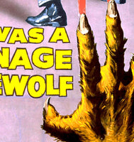 I Was A Teenage Werewolf Poster | Black Unisex T-Shirt