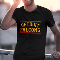 Detroit Falcons Basketball Team | Black Unisex T-shirt