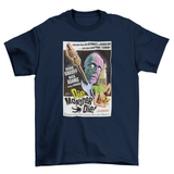 Die Monster Die Movie Poster | Navy T-Shirt