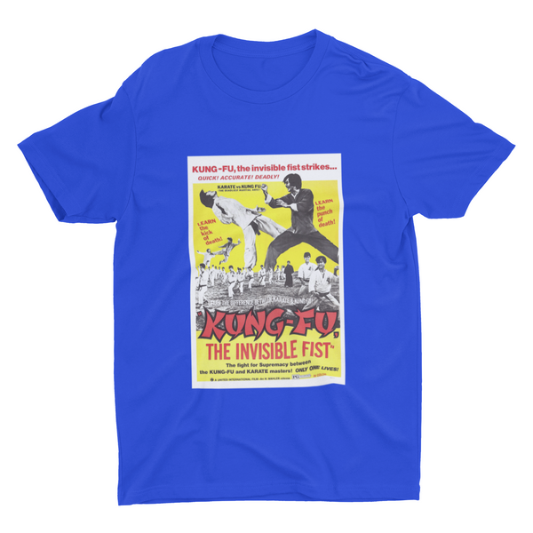 Kung Fu Invisible Fist Royal Blue Unisex T-Shirt