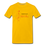 Sheboygan Redskins Basketball Team | White Unisex T-Shirt - sun yellow