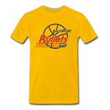 Baltimore Bullets Basketball | White Unisex T-Shirt - sun yellow