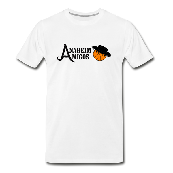 Anaheim Amigos Basketball | White T-Shirt - white