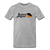 Anaheim Amigos Basketball | White T-Shirt - heather gray