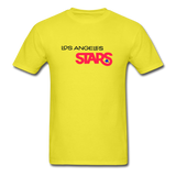 Los Angeles Stars Basketball | Heather Gray Unisex T-Shirt - yellow