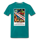 Invaders From Mars Movie Poster | Black Unisex T-Shirt - teal