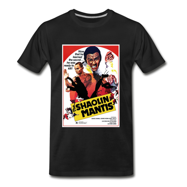 The Shaolin Mantis Poster Unisex T-Shirt - black