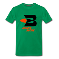 Buffalo Braves Heather Grey Unisex T-Shirt - kelly green