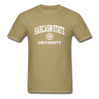 Sarcasm State University Alumni Unisex T-Shirt - khaki