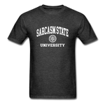 Sarcasm State University Alumni Unisex T-Shirt - heather black