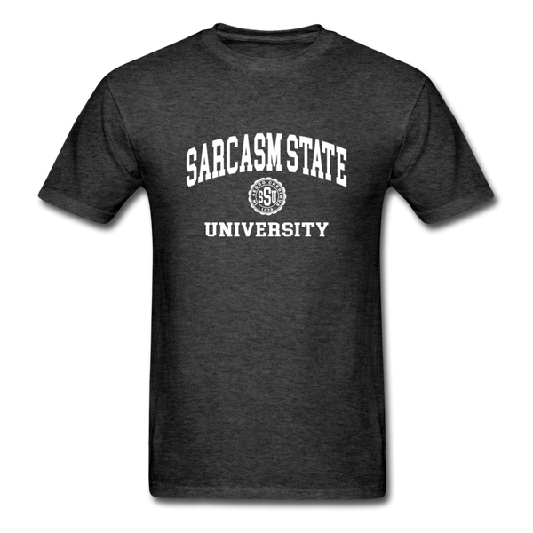 Sarcasm State University Alumni Unisex T-Shirt - heather black