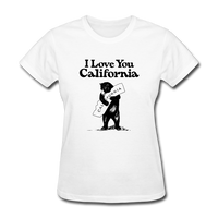 I Love You California Women's T-Shirt - white