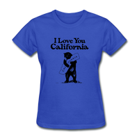 I Love You California Women's T-Shirt - royal blue