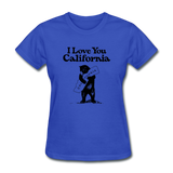 I Love You California Women's T-Shirt - royal blue