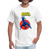 Black Panther Marvel White Unisex T-Shirt - white