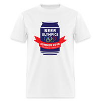 Beer Olympics Summer of 2012 White Unisex T-Shirt - white